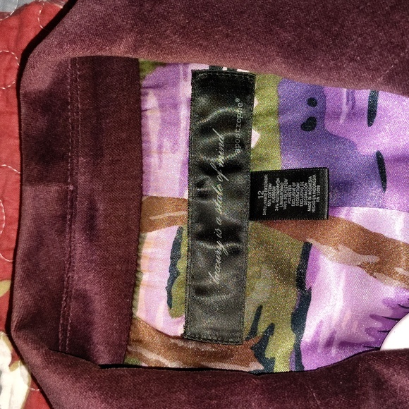 Velvet Blazer in Regal Purple (12) - Picture 9 of 9